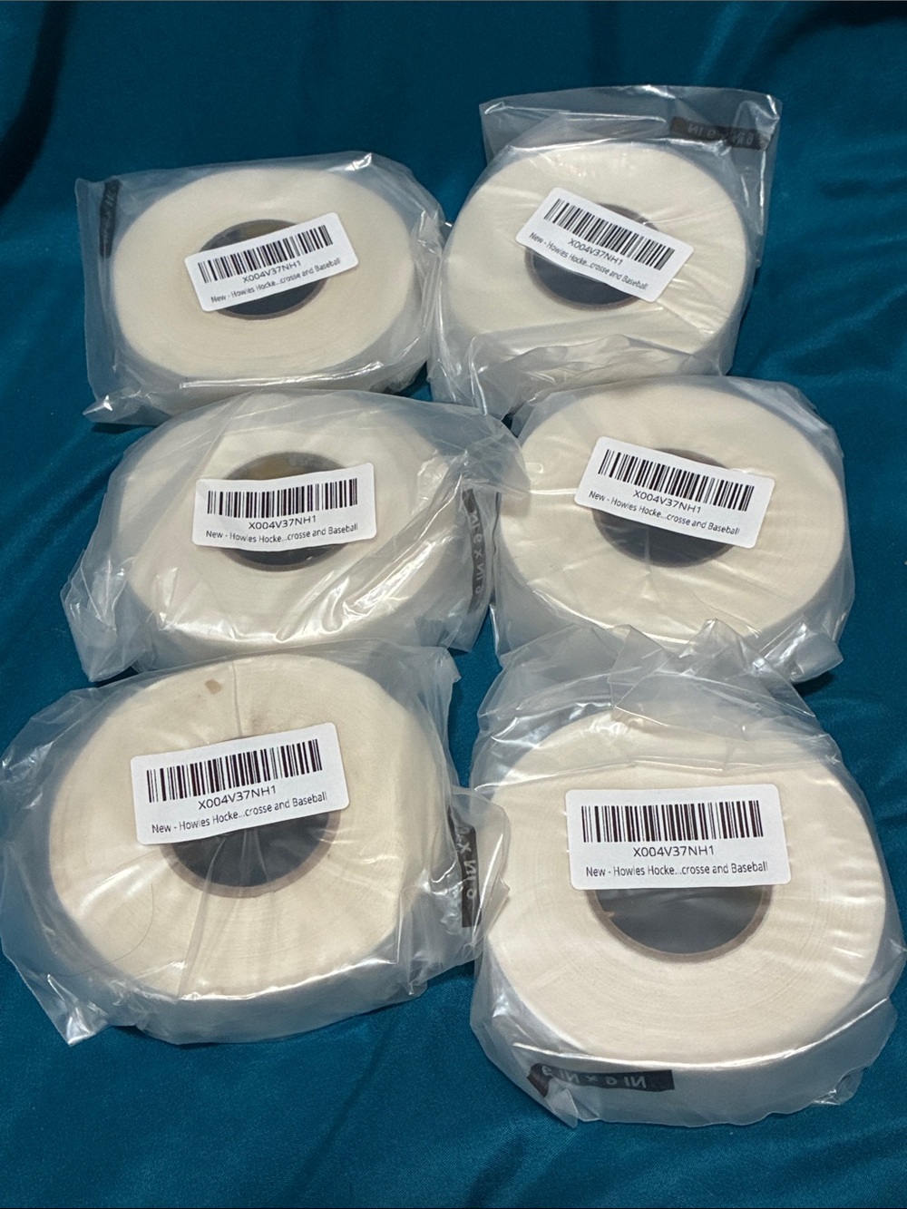 6 Rolls Howies Hockey Tape- White